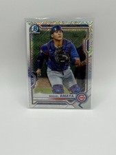 2021 Bowman - Chrome Prospects Miguel Amaya #BCP-148 Mojo Refractor (RC)