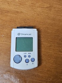 SEGA Dreamcast OEM Controller HKT-7700 w/ VMU Memory Card HKT-7000 White