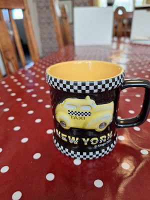 Kings New York 3D Design Taxi Cab 2009 Sammlerstück schwarz 10 Unzen Kaffeebecher