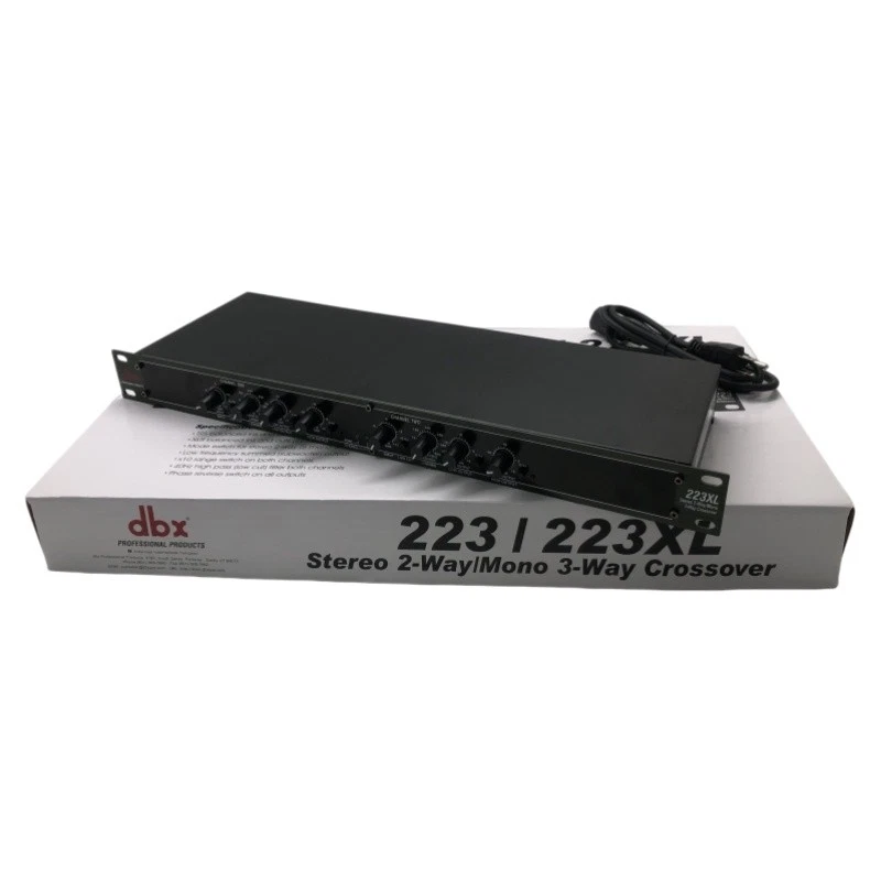 NEW DBX 223XL Stereo 2-Way/Mono 3-Way Crossover Rack Mountable US STOCK - Image 2 of 4