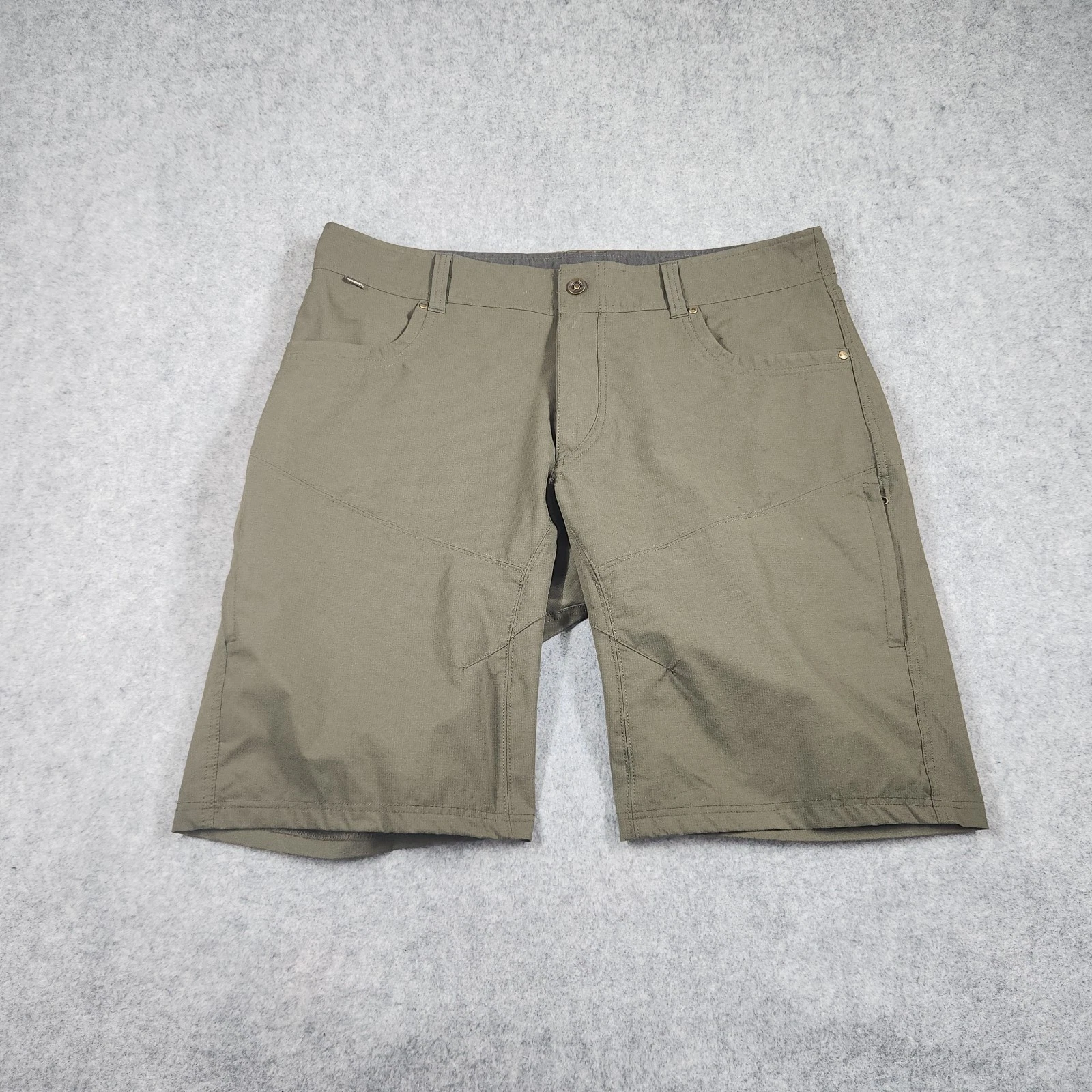 KUHL Shorts Mens 40 Green Silencr Cargo Hiking Outdoor Ripstop 5230