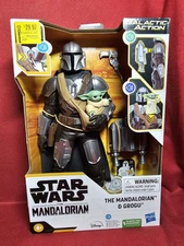 Star Wars Galactic 12 Inch the Mandalorian & Grogu Interactive Figures