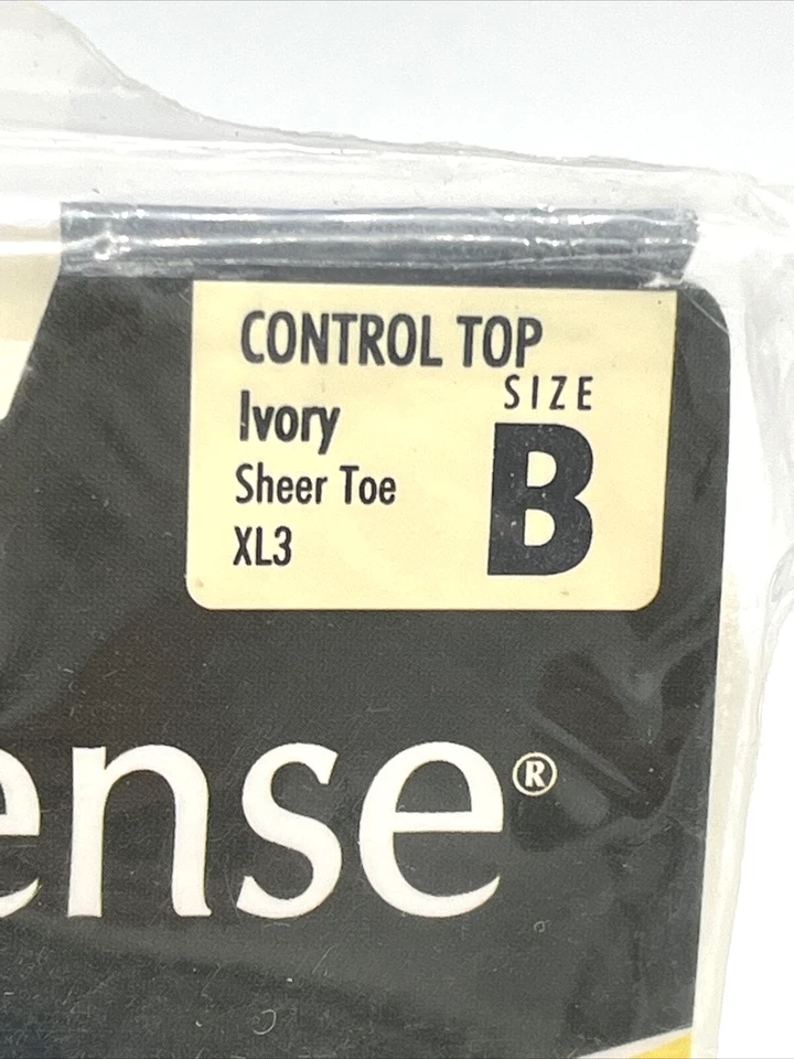Pantimedias Mini Fishnet Nonsense Control Talla B Marfil Puntera Transparente Foto 4 de 4