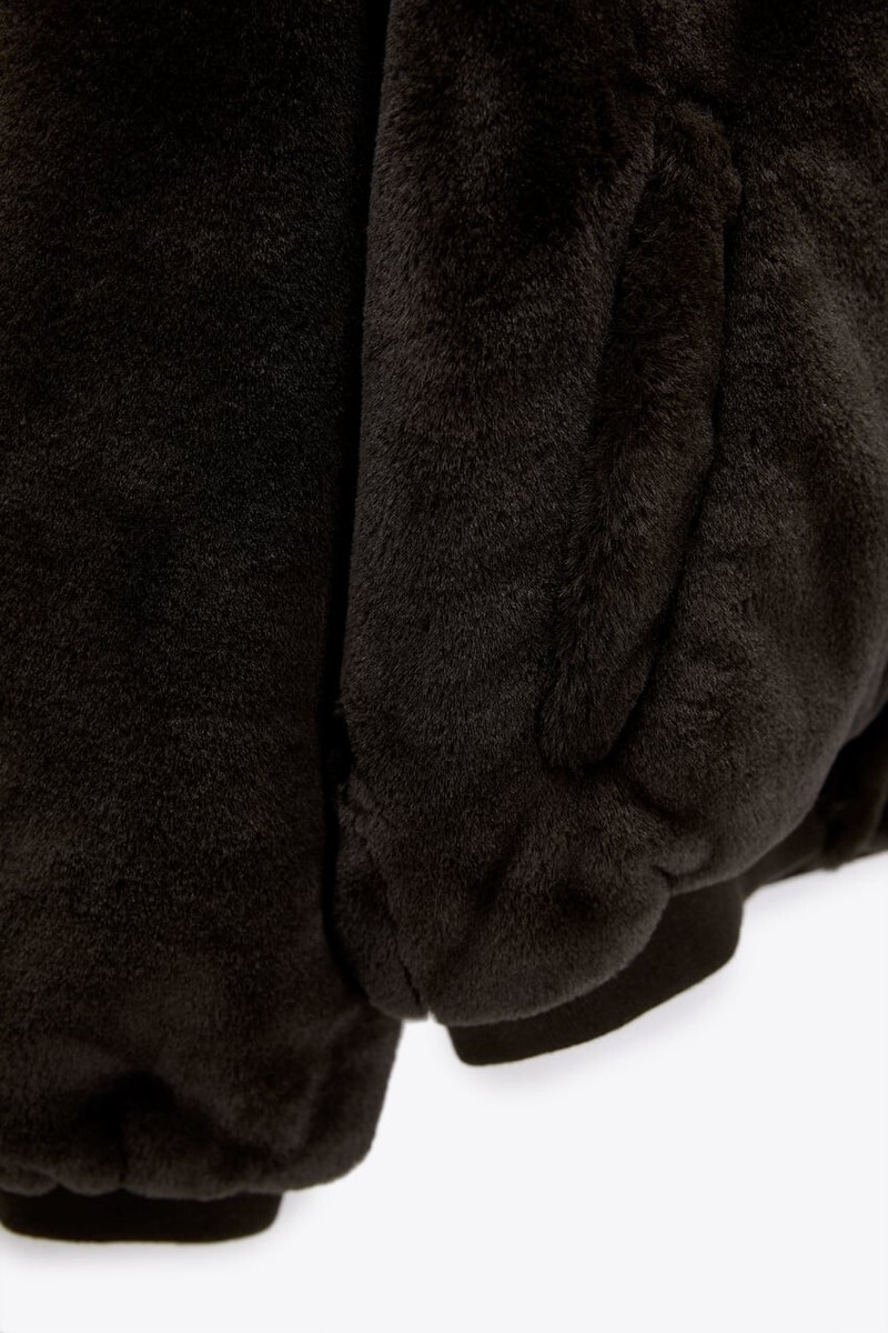 【新品】HYKE FAUX FUR REVERSIBLE JACKET FAUX FUR REVERSIBLE JACKET, BROWN
