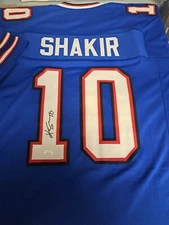 Khalil Shakir Signed Buffalo Bills Jersey Blue Beckett Autograph COA XL Boise St