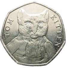 Great Britain 50 Pence 2017 Coin Tom Kitten Y211