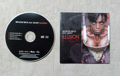 MUSIK AUDIO CD / BENASSI BROS FEAT. SANDY ''ILLUSION'' CDM 4T 2004 CARDSLEEVE