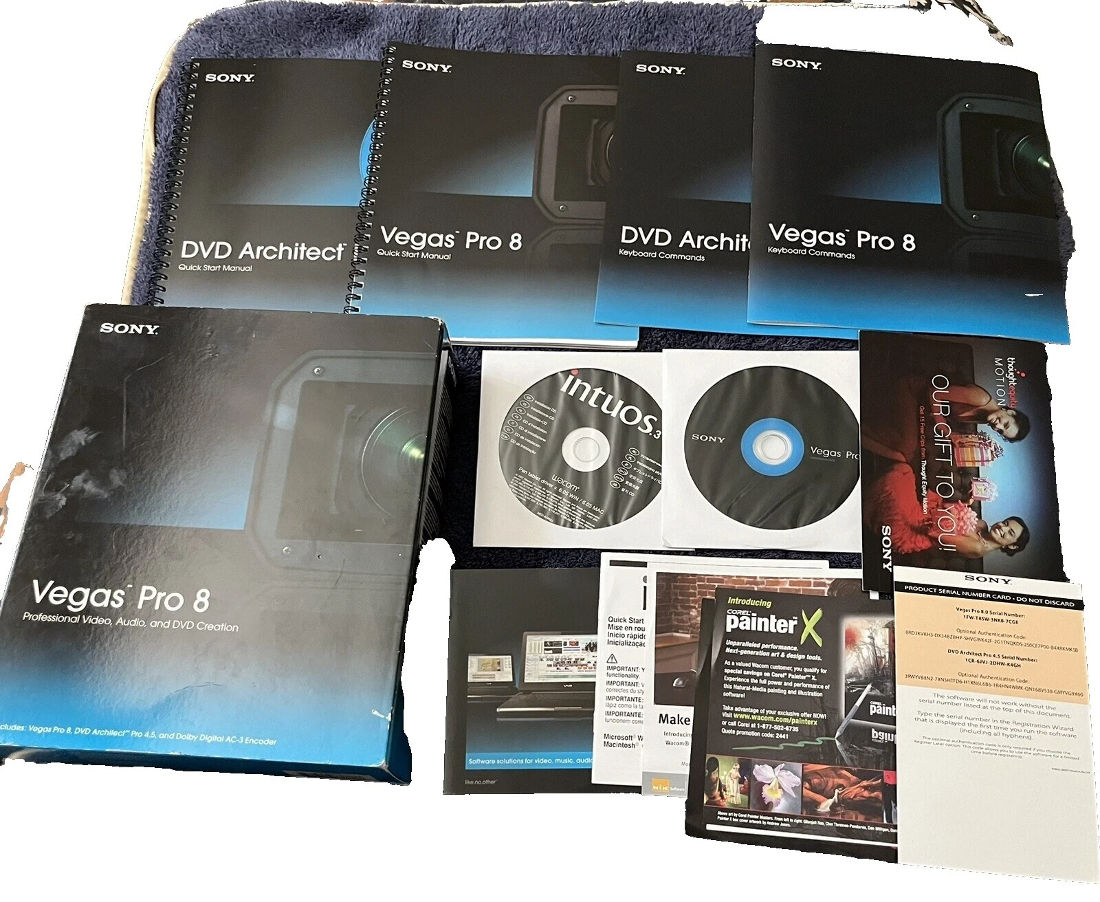 Sony Video Editing Software DVDs in English