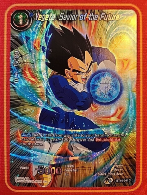 VEGETA SAVIOR OF THE FUTURE, HISTORY OF VEGETA, 2022 DRAGON BALL SUPER CARD  GAME | eBay