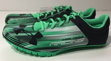 Under Armour shoes Kick Sprint Spike Racing Track Mens Teal Green Cleats Size13