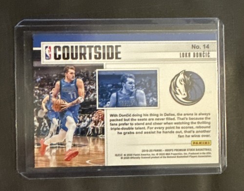 2019-20 Panini NBA Hoops Premium Stock Courtside Luka Doncic #14 - Picture 2 of 2