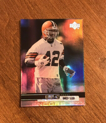 Terry Kirby 1999 Upper Deck Encore FX #43 Dolphins 49ers Browns Virginia /100