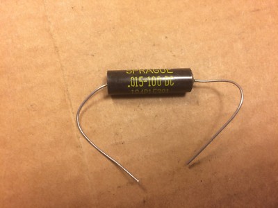 NOS Sprague 194P .015 uf 100v Black Beauty Guitar Capacitor TESTS GOOD (qty)