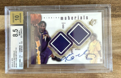 2000-01 SPX Winning Materials #KBA1 Kobe Bryant Autogragh | eBay