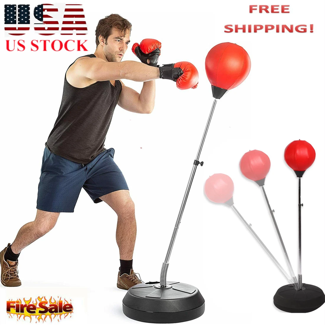 Reflex boxing bag sales