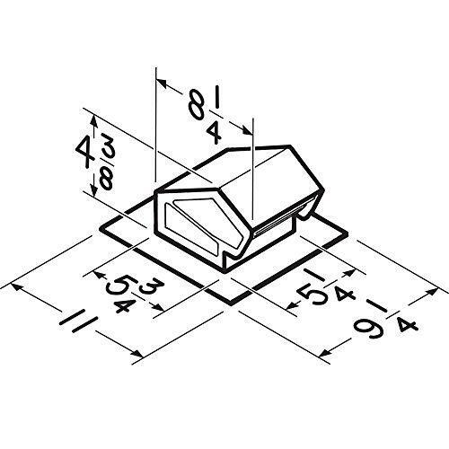 BroanNuTone 636 Roof Vent Cap Only, Black eBay