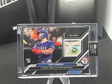 Wyatt Langford (RC) Game Used Base Relic Topps Now #364B Black 78/99