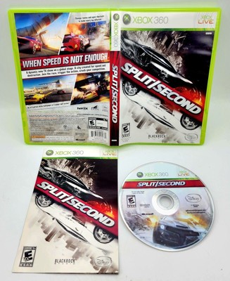Split / Second (Microsoft Xbox 360) CIB Complete Polished Disc *Cntr Disc Crckd*