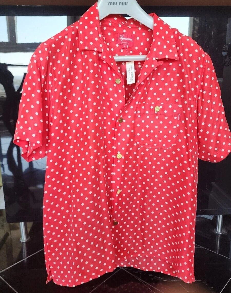 Chemise Supreme/Comme Des Garcons Silk Polka Dot    Taille Large