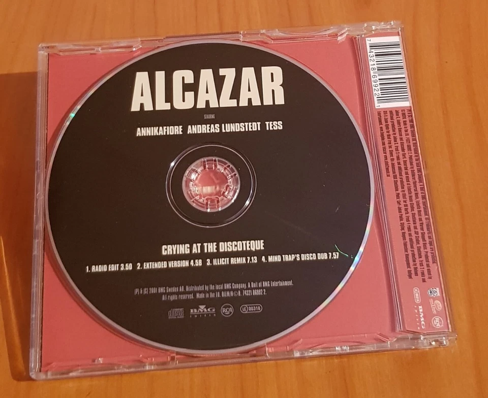 CD|Maxi-Single|Alcazar|Crying At The Discoteque⚡BLITZVERSAND⚡ - Bild 4 von 4