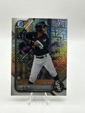 2022 Bowman Chrome  Mojo Refractor #BCP-4 Misael Gonzalez 1st Chicago White Sox
