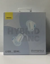 Baseus AirNora 2 Active Noise Cancelling Bluetooth Earbuds Gradient Blue New