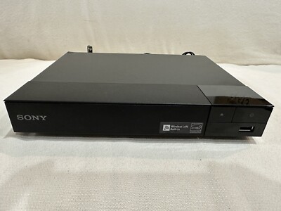 Sony BDP-S3700 Built-In Wi-Fi Blu Ray & DVD Player NO REMOTE TESTED
