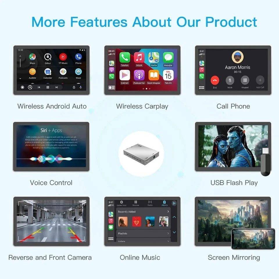 Jaguar XE X760 (Harman) Apple Carplay & Android Auto Upgrade Kit - Image 2 of 4