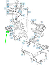 Neu VOLKSWAGEN PASSAT B8 3G Abgas-Rohr-Support-03N253040K OEM Original