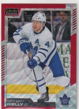 2020-21 O-PEE-CHEE PLATINUM RED SURGE MORGAN RIELLY LEAFS NHL HOCKEY JC-3821