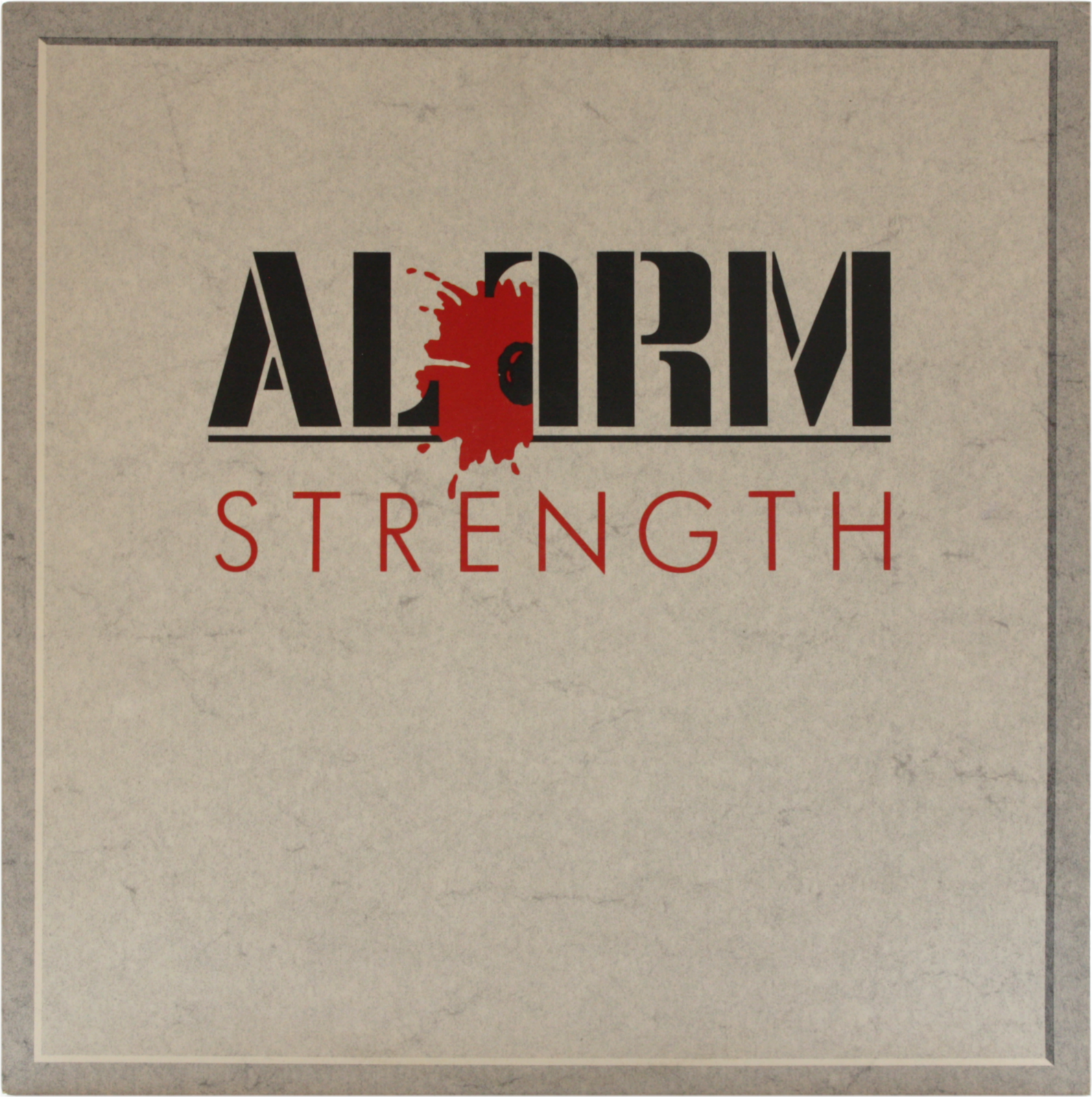 Vintage 1985 THE ALARM Strength LP Alt Rock Knife Edge Vinyl IRS-5666