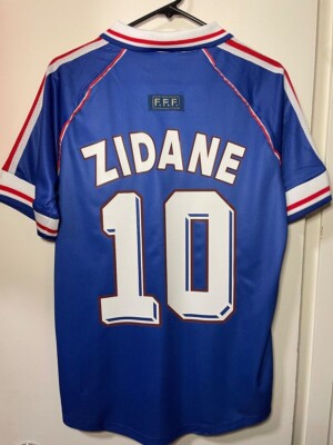 France 1998 World Cup, Home Jersey, Zidane #10 Addidas, New, Good