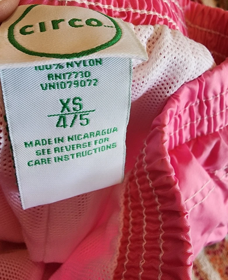 Circo X/S 4/5 100% Nylon Rosa Pantalones de Nieve Niñas Ropa Foto 3 de 3