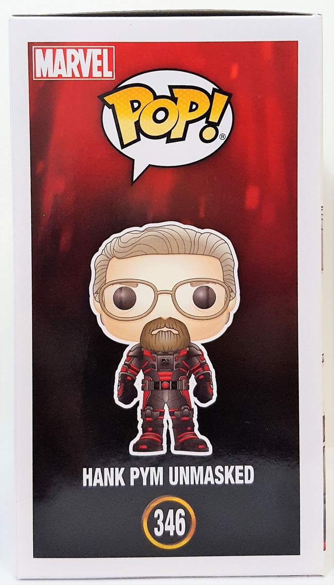 Funko Pop Hank Pym Unmasked # 346 Marvel Ant-Man and the Wasp 