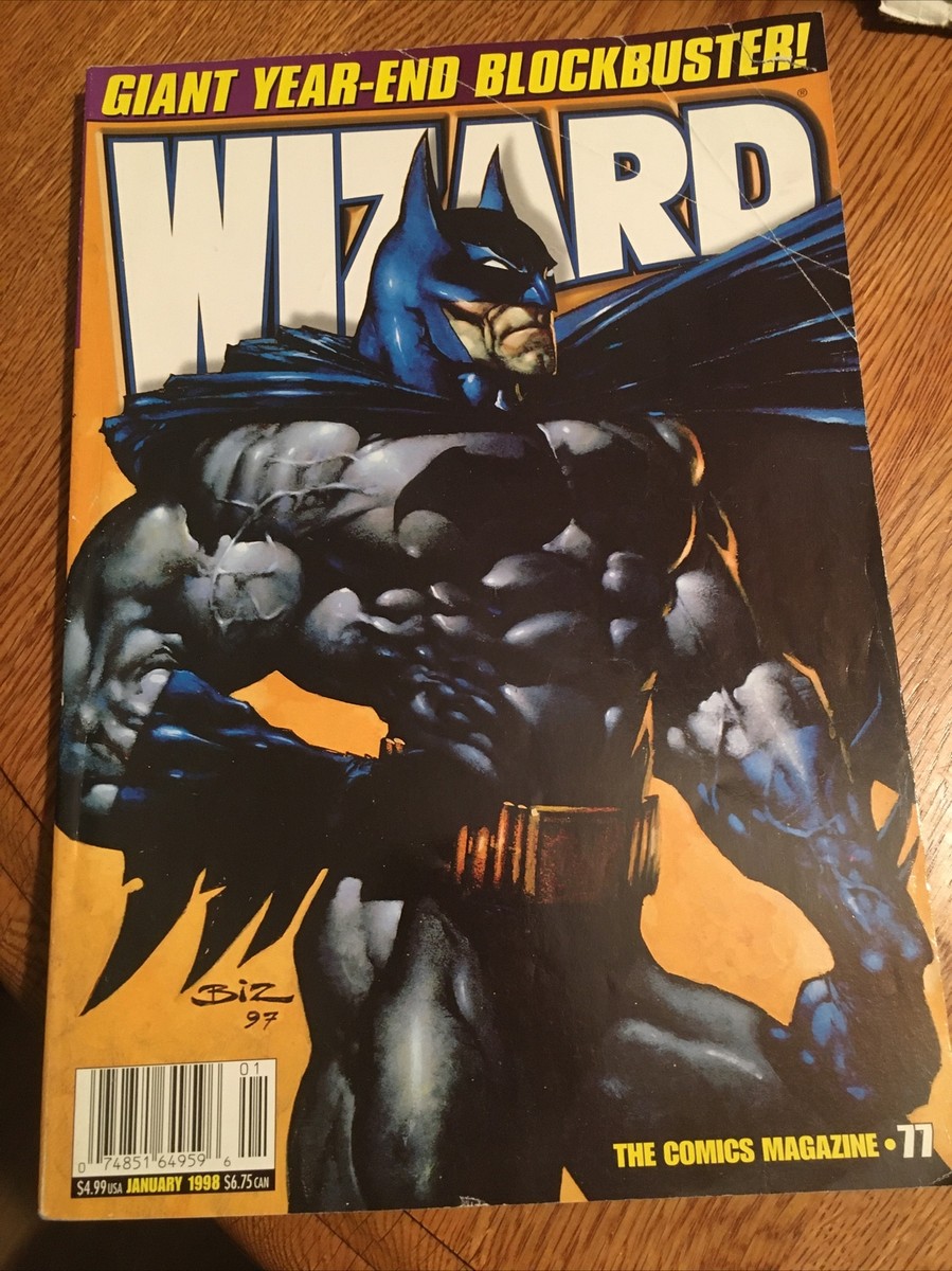Wizard Comic Guide Magazine #77 Giant Year End Blockbuster. Batman