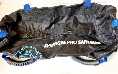 Synergee Pro Buff Blue Fitness Sandbag with 3 Filler Bags Adjustable up to 40lbs