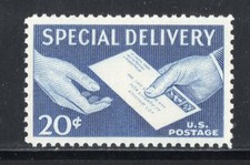 E20 * HANDS AND LETTER * U.S. Postage Stamp  MNH