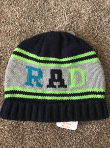 boys navy winter hat