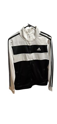 Addis Track Suit Jacket  Black And White Size 18/20 Boys 