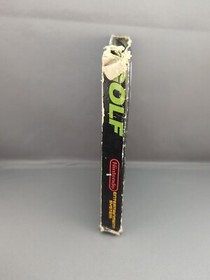 * Golf - Round Seal No Rev 5 Screw (Nintendo NES) Complete CIB No Styrofoam