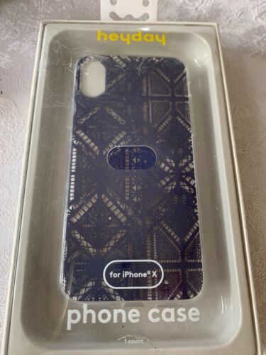 Heyday phone case for iphone X Blue Lace. New  - Afbeelding 1 van 2