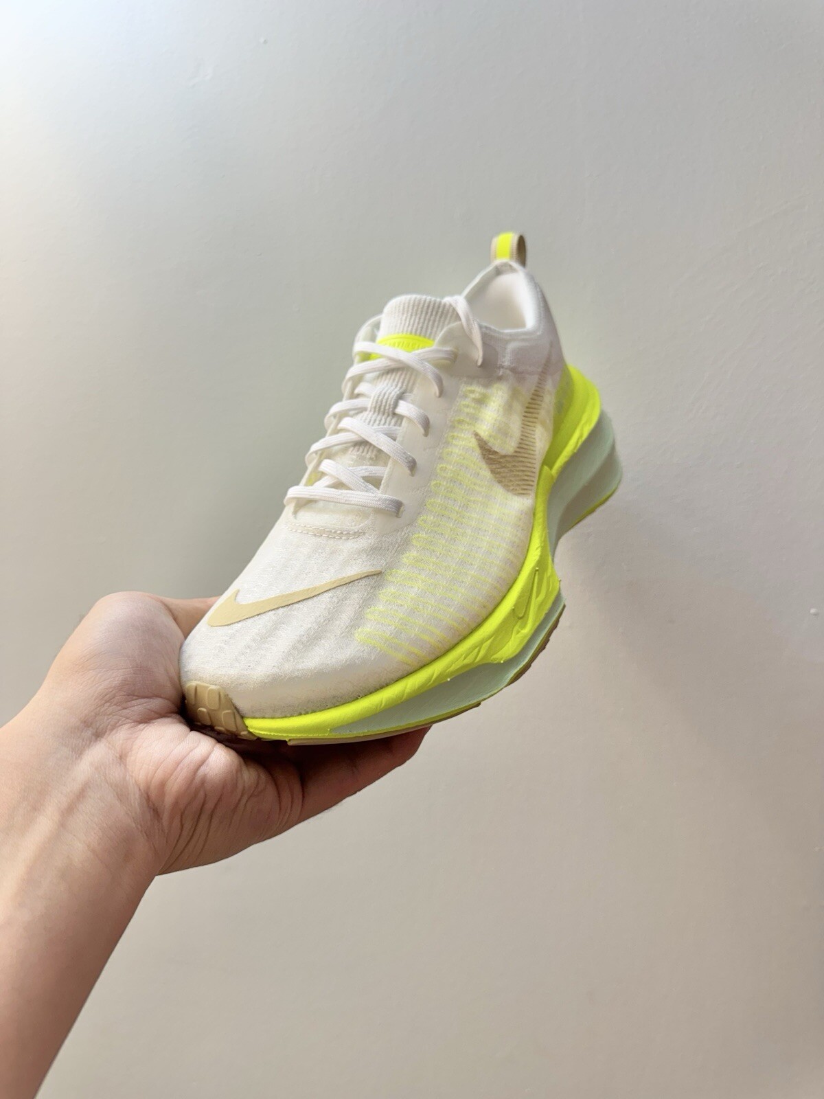 Nike ZoomX Invincible Run FK 3 Volt Yellow Sail DR2615-104 Men's Size 11