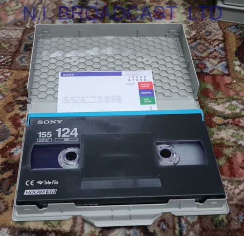 1x Sony hdcamSR 124min tape with tele file. (new ) (many available) bct124srl - Picture 4 of 7