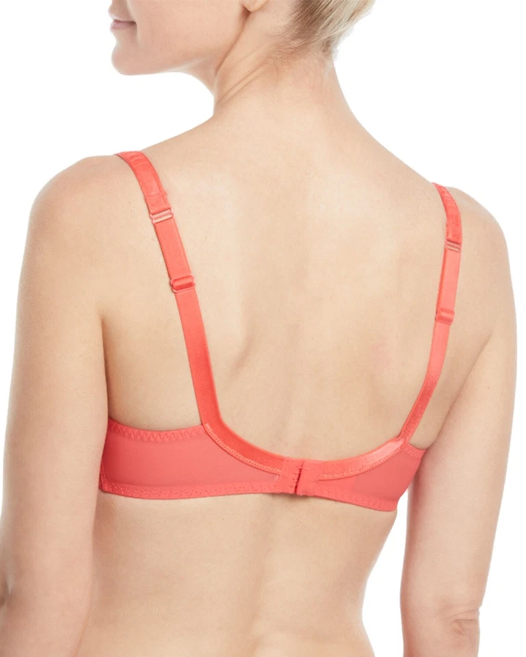 Sujetador Maison Lejaby 272071 para mujer figura completa 3 partes balconette rojo talla 90D Foto 2 de 2