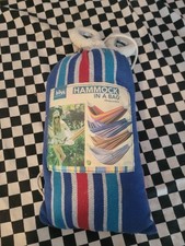 Bliss Hammocks Hammock In A Bag | Blue Stripe | Open Box