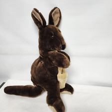 Folktails KANGAROO plush Folkmanis 15" Stuffed Animal Puppet No Baby