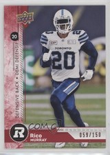 2018 Upper Deck CFL Red 59/150 Rico Murray #126 z6b