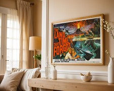 The Land That Time Forgot  -  1974 Fantasy Amicus Film 30" x 40" UK Quad Poster