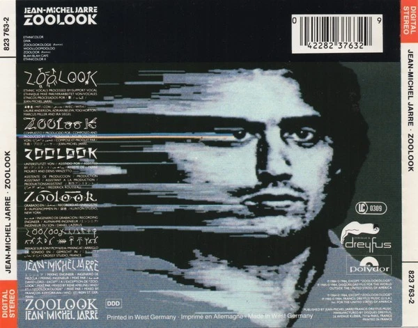 1 CENT CD Jean-Michel Jarre – Zoolook / - Image 2 of 3