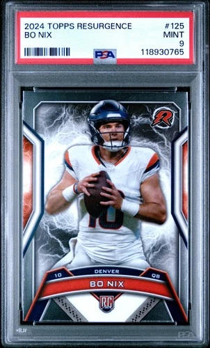 2024 TOPPS RESURGENCE #125 BO NIX PSA 9